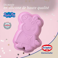 Silikónová forma na pečenie Dr. Oetker Peppa Pig – 1200 ml, 27x19,5x5 cm – Vhodná pre deti, odolná voči kyselinám a teplu, na detské oslavy 6