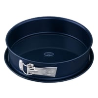 Dr. Oetker okrugli kalup za torte s odvojivim dnom, 28 cm, tamnoplavi emajlirani premaz otporan na rezove i ogrebotine, ekstra visoki rub, čelični kalup za pečenje, 1 kom. 1