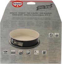 Dr. Oetker Springform Tortaforma 26 cm Kerámia Bevonattal, Rozsdamentes Acél Sütőforma Krém/Antracit - Cream / Anthracite - Springform Tin 26 Cm 4
