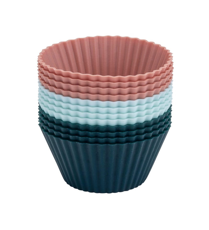 Dr. Oetker Silikonski kalup za muffine Vintage Easter Manufaktur – set od 12 komada u tri boje, platinasti silikon, otporan na toplinu