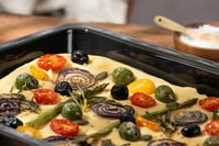 Dr. Oetker pravokutni lim za pečenje 42 x 29 x 4 cm – posuda za pizzu s emajliranim slojem i premazom protiv lijepljenja, s dnom otpornim na ogrebotine 3