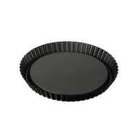 Dr. Oetker Tradition okrugli kalup za pite Ø 28 cm, čelični kalup za voćne torte s neprijanjajućim slojem, kalup za quiche, 1 kom, crni 1