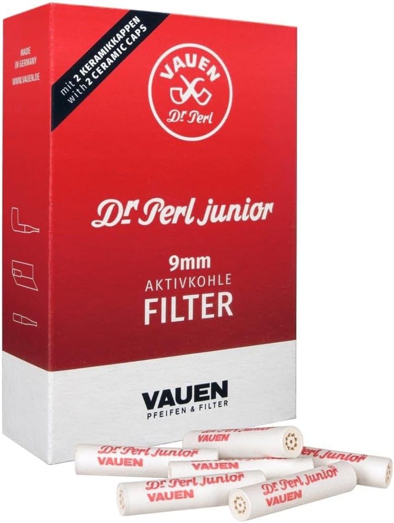 Dr. Perl Junior aktív szénszűrő 9mm Jubox 40 Vauen dohányzáshoz