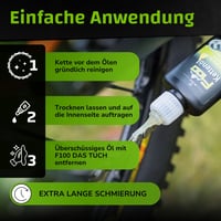 Ulei de lanț pentru bicicletă Dr. Wack F100 50 ml - lubrifiant pentru lanț cu efect de lungă durată, pentru uzură și frecare reduse 4