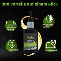 Ulei de lanț pentru bicicletă Dr. Wack F100 50 ml - lubrifiant pentru lanț cu efect de lungă durată, pentru uzură și frecare reduse 5