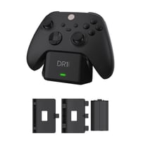 Nabíjacia stanica DR1TECH PowerSetX pre Xbox One X/S a Series X/S ovládač s 1200 mAh batériou - príslušenstvo pre bezdrôtový Xbox ovládač 1