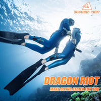 DRAGON RIOT Tanto búvárkés lábholsterrel, vadászkés, kemping túlélőkés, rögzített penge 7