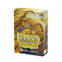 Obaly na karty Dragon Shield Matte Orange – japonská veľkosť (57x87 mm), 60 ks – kompatibilné s TCG ako Yu-Gi-Oh, Naruto, Cardfight & Vanguard 1