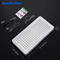 DragonLight BW2000 LED Növénylámpa - Teljes Spektrumú UV-IR Fénnyel, Veg/Bloom Kapcsolóval, 3m Kábellel, Energiatakarékos, Üvegházakhoz és S 7