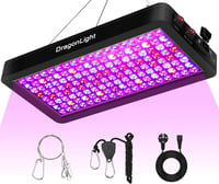 DragonLight BW2000 LED Növénylámpa Teljes Spektrumú UV-IR Fénnyel, Veg/Bloom Kapcsolóval, 3m Kábellel Szobanövényekhez, Zöldségekhez és Virá 1