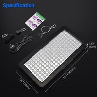 DragonLight BW2000 LED Növénylámpa Teljes Spektrumú UV-IR Fénnyel, Veg/Bloom Kapcsolóval, 3m Kábellel Szobanövényekhez, Zöldségekhez és Virá 7