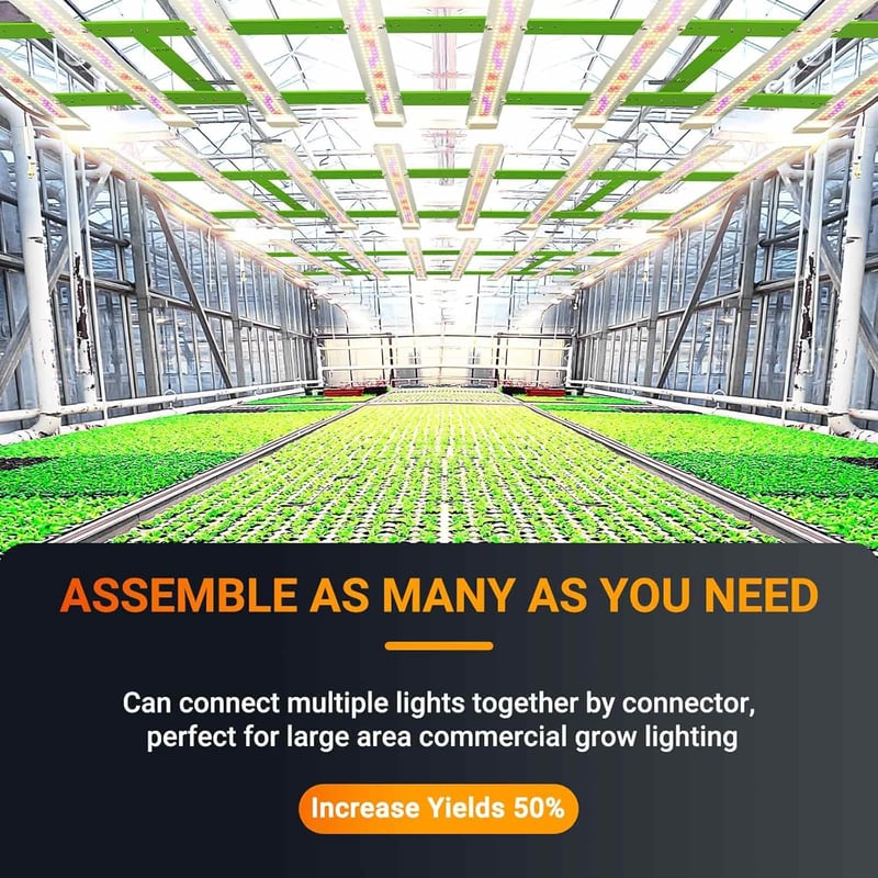DragonLight MW4000 LED Növénylámpa - 200W Teljes Spektrumú UV-IR Fénnyel, 3m Kábellel, Növénysátorhoz, Üvegházhoz, Beltéri Növényekhez