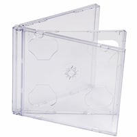 DragonTrading dvostruka kutija za CD/DVD/Blu-ray za 2 diska - prozirna kutija (Jewel Case), pakiranje od 10 komada, profesionalna kvaliteta 1