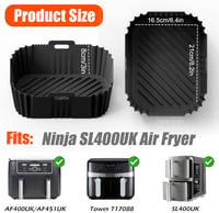 Dreaku Ninja légfryer szilikon forma készlet XL SL400EU AF400EU AF300EU 2