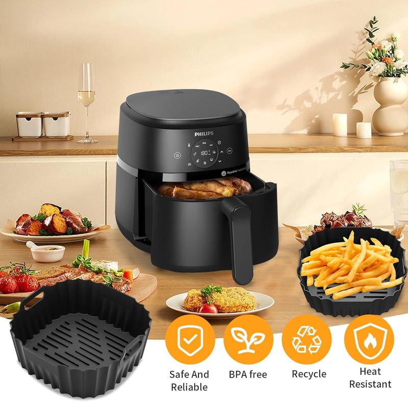 Dreaku szilikon forma Philips 4.2L légfriteusz Na229/00 Na320/00 2db