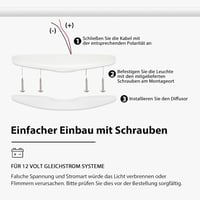 Dream Lighting LED Mennyezeti Lámpa Autóhoz Lakóautóhoz Hajóhoz 12V 5