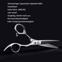 Dream Reach Fodrász Olló Rozsdamentes Acél 440C Férfi Női Hajvágáshoz 2