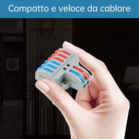 Dreamark 8 darabos kompakt elektromos csatlakozó készlet vezetékhez 7