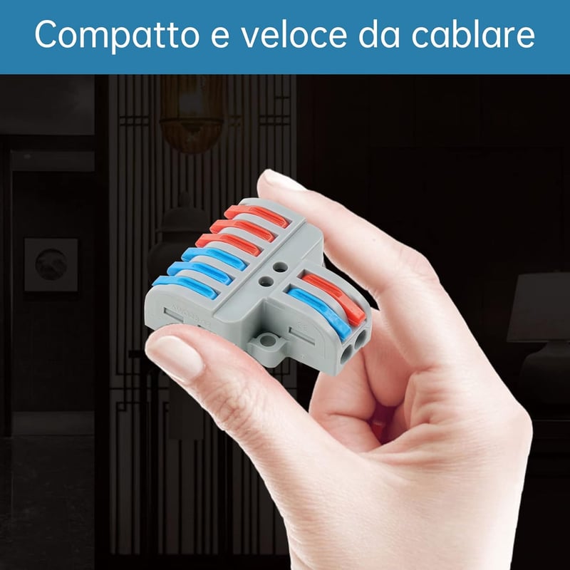 Dreamark 8 darabos kompakt elektromos csatlakozó készlet vezetékhez