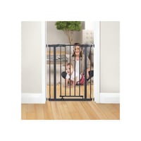 Poartă de siguranță Dreambaby AVA Slimline pentru bebeluși și câini – fixare prin presiune, lățime 61-68 cm, înălțime 76 cm – antracit 3