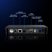 Dreambox One Ultra HD műholdvevő - 2x DVB-S2X, 4K, Dual WiFi, E2 Linux 4
