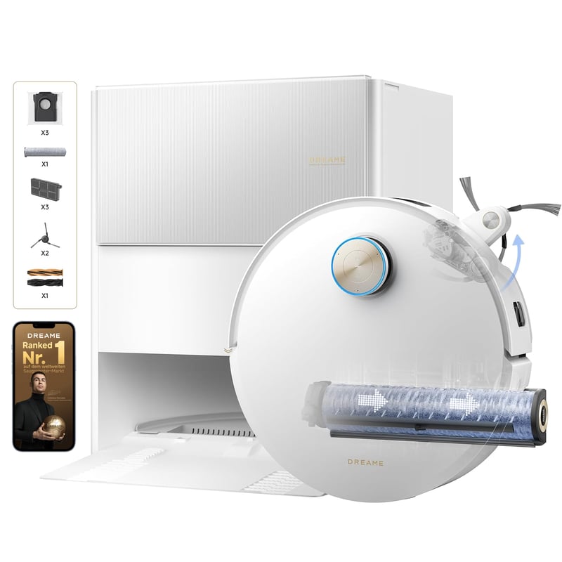 Robotický vysávač Dreame L10s Pro Ultra Heat s mopom AquaRoll, sací výkon 30 000 Pa, systém samočistenia