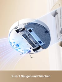 Robotický vysávač a mop Dreame D10 Plus Gen 2, automatické vyprázdňovanie nádoby na prach, 90-dňová výdrž úložiska, LiDAR navigácia, sací výkon 6000 Pa, výdrž batérie 285 minút 5