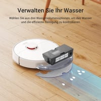 Robotický vysávač Dreame D10 Plus s automatickým vyprázdňovaním, LiDAR navigáciou, sacím výkonom 4000 Pa, 170-minútovou výdržou batérie, WiFi, aplikáciou a podporou Alexa 8