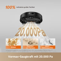 Robotický vysávač a mop 2 v 1 Dreame D20 Air Plus, sací výkon 20 000 Pa, ochrana proti namotávaniu, samo-vyprázdňovacia stanica, hĺbkové čistenie a inteligentná navigácia 4