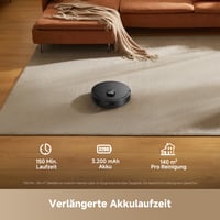 Robotický vysávač a mop 2 v 1 Dreame D20 Air Plus, sací výkon 20 000 Pa, ochrana proti namotávaniu, samo-vyprázdňovacia stanica, hĺbkové čistenie a inteligentná navigácia 9