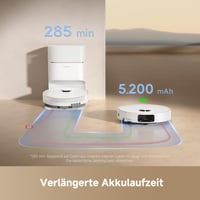 Robotický vysávač Dreame D20 Pro Plus, sací výkon 13000 Pa, kefa DuoBrush na zvieracie chlpy, čistenie rohov, automatické vyprázdňovanie, LDS navigácia, mopovanie, 5 9