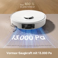 Robotický vysávač Dreame D20 Pro Plus, sací výkon 13000 Pa, kefa DuoBrush na zvieracie chlpy, čistenie rohov, automatické vyprázdňovanie, LDS navigácia, mopovanie, 5 3