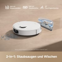 Robotický vysávač Dreame D20 Pro Plus, sací výkon 13000 Pa, kefa DuoBrush na zvieracie chlpy, čistenie rohov, automatické vyprázdňovanie, LDS navigácia, mopovanie, 5 6