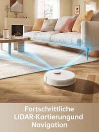 Robot aspirator cu funcție de mop Dreame D9 Max, 4000Pa, navigație LDS, recipient de praf de 570ml, autonomie de 150 de minute, mapare pe mai multe niveluri, aplicație și Alexa 5