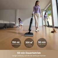 Aspirator vertical cu spălare Dreame H12 Pro FlexReach - Design plat la 180°, putere de aspirare 18000 Pa, spălare cu apă fierbinte la 90°C, autonomie de 50 de minute, curățare pe ambele margini 8