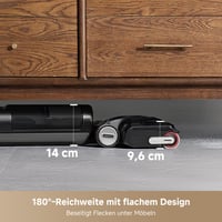 Aspirator vertical cu spălare Dreame H12 Pro FlexReach - Design plat la 180°, putere de aspirare 18000 Pa, spălare cu apă fierbinte la 90°C, autonomie de 50 de minute, curățare pe ambele margini 2