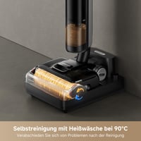 Aspirator vertical cu spălare Dreame H12 Pro FlexReach - Design plat la 180°, putere de aspirare 18000 Pa, spălare cu apă fierbinte la 90°C, autonomie de 50 de minute, curățare pe ambele margini 6