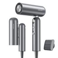 Uscător de păr Dreame Hair Gleam, 110.000 RPM, debit de aer 65 m/s, 200 de milioane de ioni negativi, control al temperaturii și al fluxului de aer, 330 g, gri 1