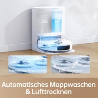 Robotický vysávač a mop Dreame L10 Prime, sací výkon 4000 Pa, zdvih mopu 7 mm, LDS — Mopovacia hlavica nie je súčasťou balenia (stav: pozri 2. obrázok) 6
