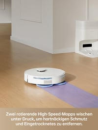 Dreame L10s Plus Robot Porszívó és Felmosó Automatikus Ürítéssel, 7000 Pa Szívóerő, 90 Napos Portároló, Automata Felmosóemelés, Siri Kompatibilis 3