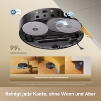 Robotický vysávač a mop Dreame L40 Ultra, sací výkon 24 000 Pa, automatické vyprázdňovanie nádoby na prach, dvojitý systém proti zamotávaniu, zdvih mopu 10,5 mm, fe 6