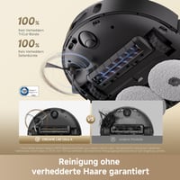Robotický vysávač a mop Dreame L40 Ultra, sací výkon 24 000 Pa, automatické vyprázdňovanie nádoby na prach, dvojitý systém proti zamotávaniu, zdvih mopu 10,5 mm, fe 4