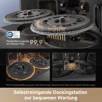 Robotický vysávač Dreame L40s Pro Ultra, so samočistiacim mopom, sacím výkonom 19 000 Pa, technológiou 100% Detangling DuoBrush, výsuvným mopom, 180+ prekážok 8