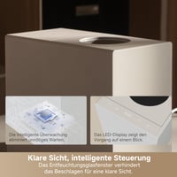Dreame SF25 Aparat za usitnjavanje ostataka hrane, Trion sustav s tri noža, ugljeni filtar, kontrola mirisa, 2,5 L, 27 dB, samočišćenje, kompaktan, bijeli 6