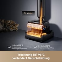 Dreame T12 Pro-A Mokrý a suchý vysávač s mopom, sací výkon 25 000 Pa, 95 °C samočistenie a sušenie horúcim vzduchom, proti zamotávaniu, čierny 5