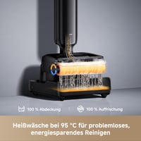 Dreame T12 Pro-A Mokrý a suchý vysávač s mopom, sací výkon 25 000 Pa, 95 °C samočistenie a sušenie horúcim vzduchom, proti zamotávaniu, čierny 4