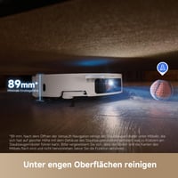 Robotický vysávač s funkciou mopovania Dreame X50 Ultra Complete, sací výkon 20 000 Pa, prekonávanie prekážok do 6 cm, čistenie pri 80 °C, AI rozpoznávanie prekážok 3