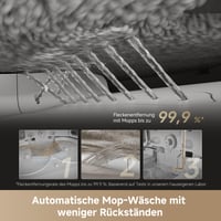 Robotický vysávač s funkciou mopovania Dreame X50 Ultra Complete, sací výkon 20 000 Pa, prekonávanie prekážok do 6 cm, čistenie pri 80 °C, AI rozpoznávanie prekážok 7