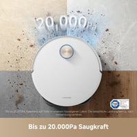 Robotický vysávač s funkciou mopovania Dreame X50 Ultra Complete, sací výkon 20 000 Pa, prekonávanie prekážok do 6 cm, čistenie pri 80 °C, AI rozpoznávanie prekážok 8