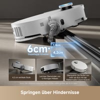 Robotický vysávač s funkciou mopovania Dreame X50 Ultra Complete, sací výkon 20 000 Pa, prekonávanie prekážok do 6 cm, čistenie pri 80 °C, AI rozpoznávanie prekážok 2
